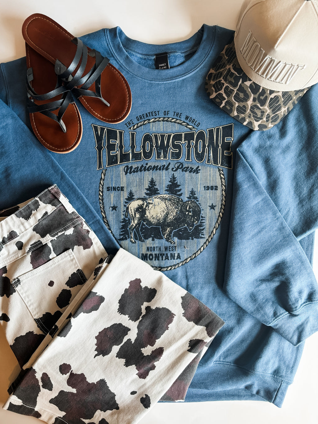 Yellowstone Buffalo Graphic Sweatshirt