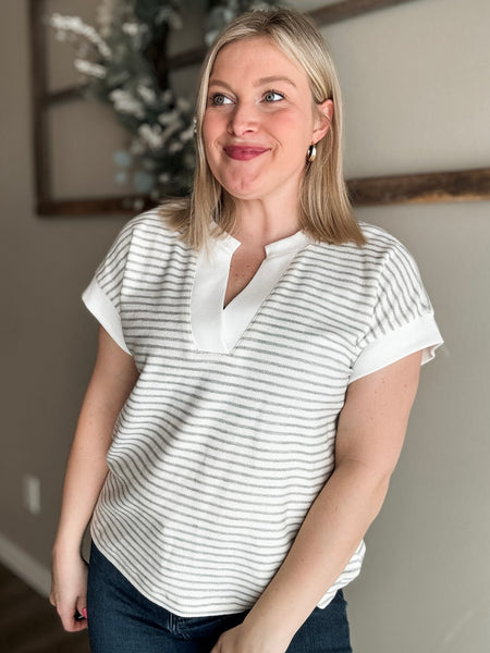 Jennalee Stripe Top