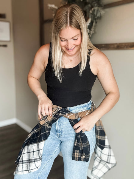 PREORDER Phoebe Mixed Plaid Shacket