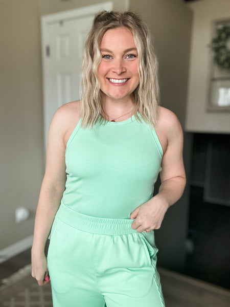 PREORDER Solenne Ribbed Tank & Pant Set