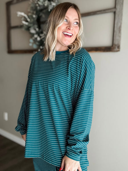 Roux Stripe Lounge Set