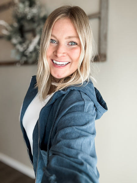 PREORDER Tenny Ribbed Zip Jacket
