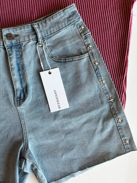 Lucky Star Denim Shorts