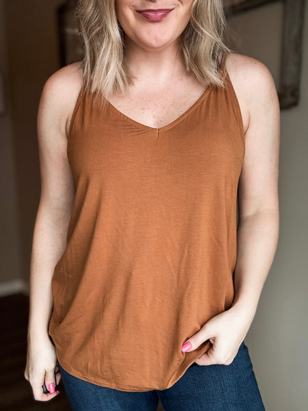 Meesa Modal Cami Top - Camel