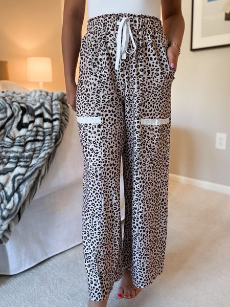 Wild At Heart Terry Knit Pants - SIZE MEDIUM