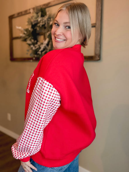 PREORDER Merry Mock Neck Pullover