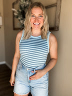 Hallee Striped Tank - SIZE MEDIUM