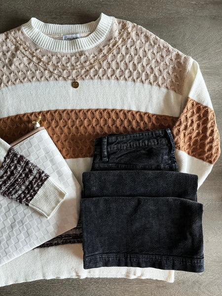 Morgan Bold Stripe Sweater