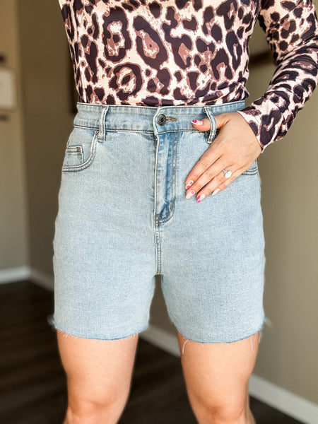 Lucky Star Denim Shorts