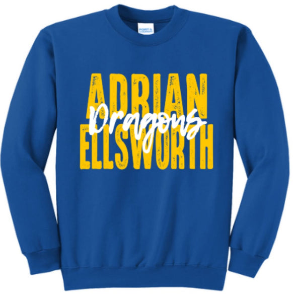 PREORDER Spiritwear Crewneck Sweatshirt - Adrian Ellsworth Dragons