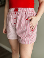 Winnie Boxer Shorts - Red