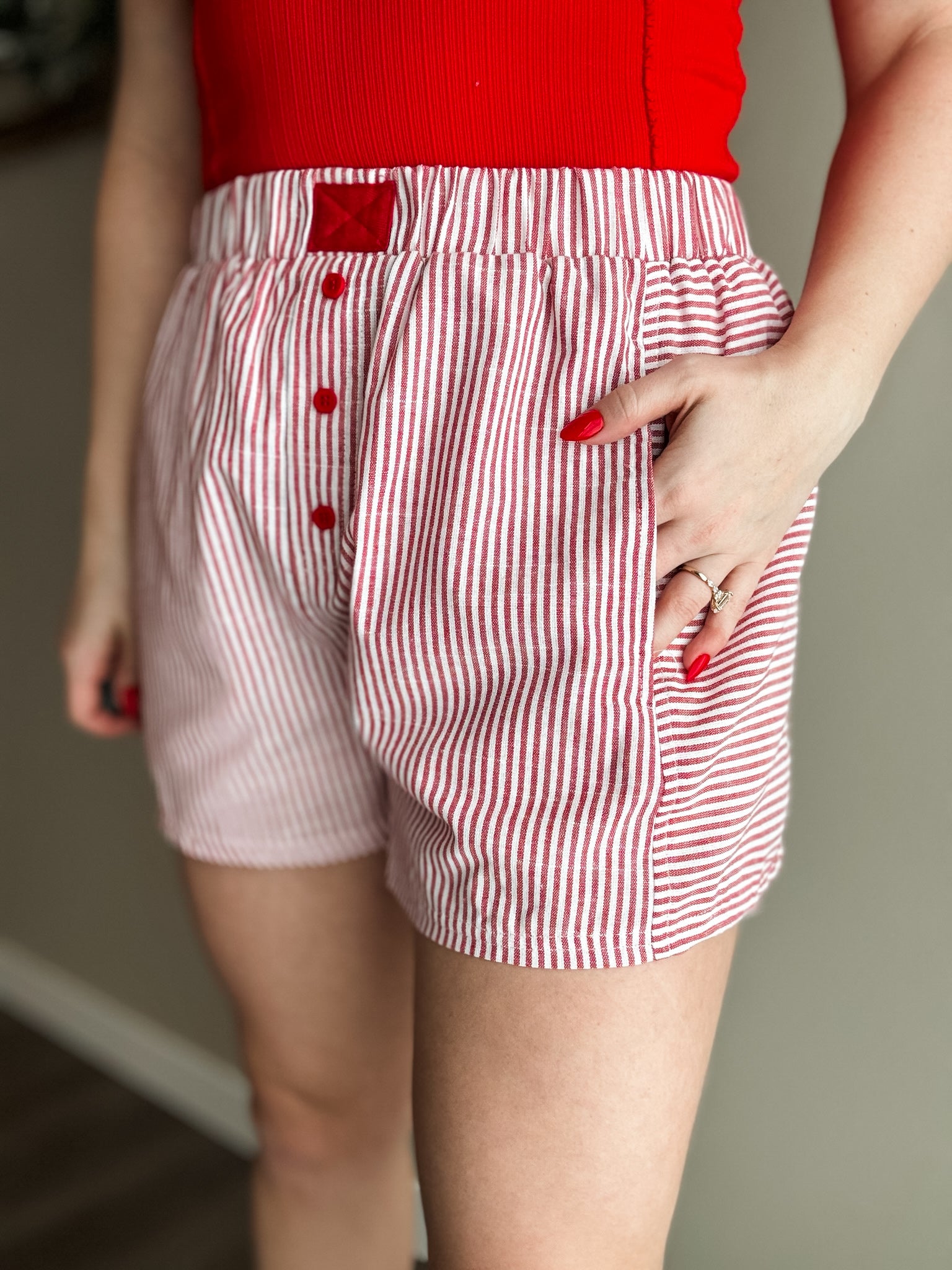 Winnie Boxer Shorts - Red
