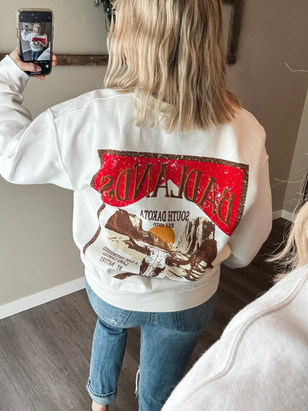 Badlands South Dakota Sweatshirt - SIZE S/M