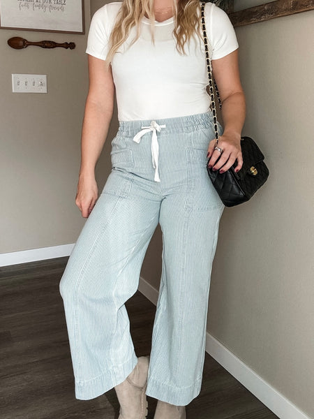 PREORDER Rylie Stripe Drawstring Pants