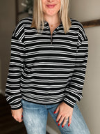 PREORDER Wynn Stripe Zip Pullover