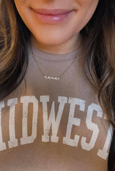 Keepsake Script Necklace