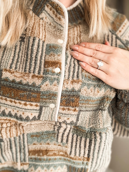 PREORDER Taos Aztec Sherpa Pullover