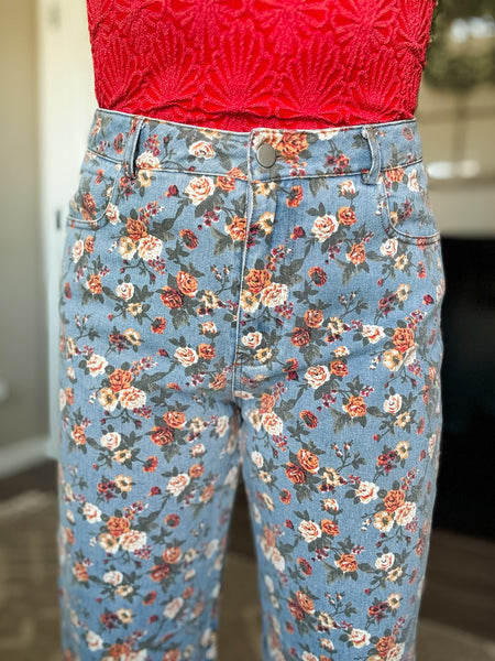 Painted Prairie Barrel Jeans