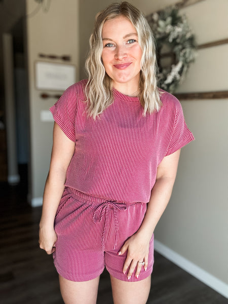 Nori Ribbed Lounge Set