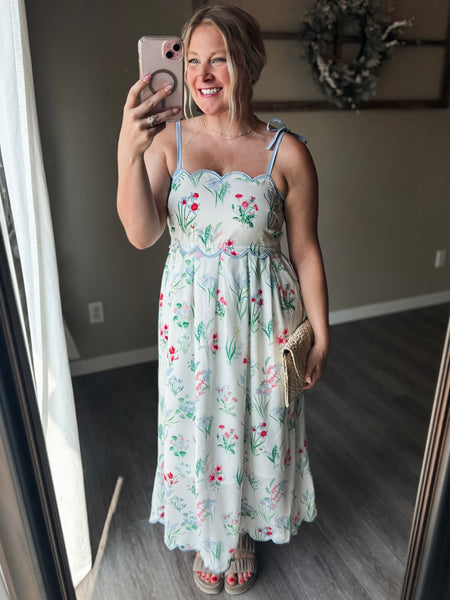 PREORDER Wisteria Lane Floral Dress