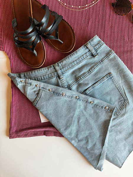 Lucky Star Denim Shorts