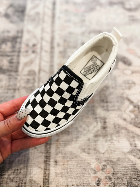 PREORDER Indy Checkered Slip On Sneaker - Kids