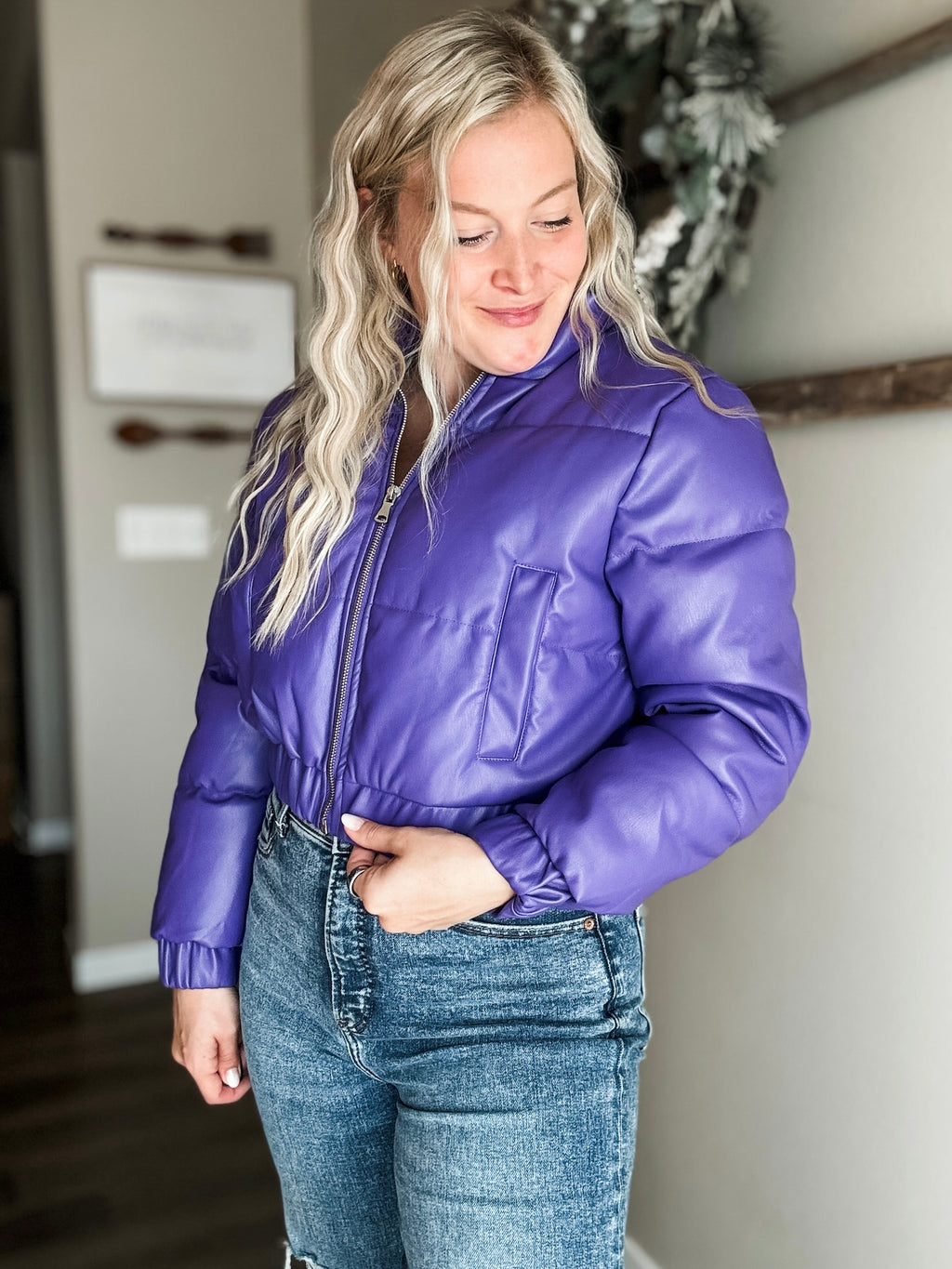 Violetta Puffer Bomber Jacket