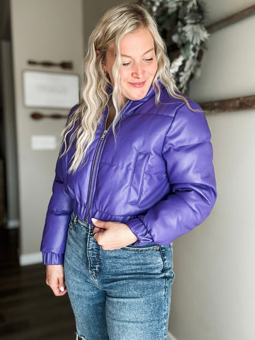Violetta Puffer Bomber Jacket