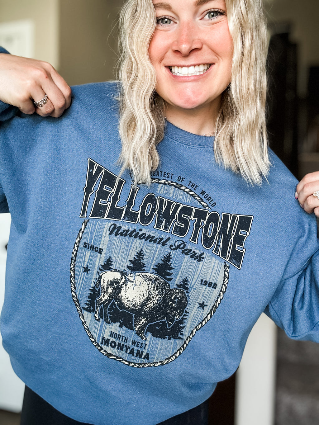 Yellowstone Buffalo Graphic Sweatshirt