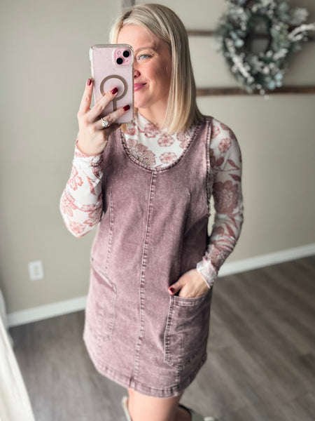 PREORDER Anya Denim Overall Dress