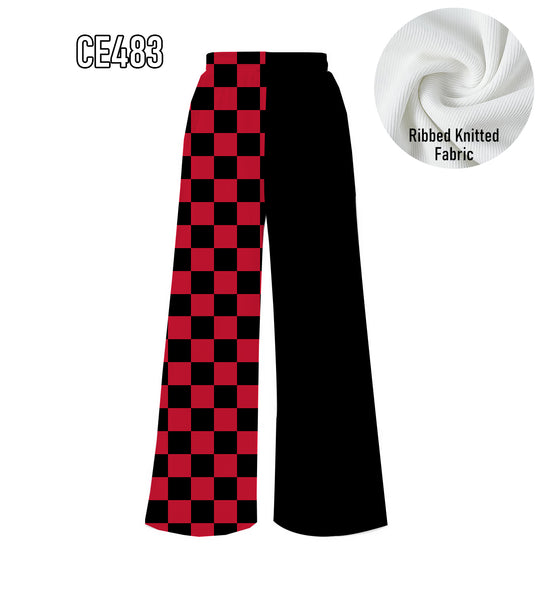 PREORDER Spiritwear Checkered Split Leg Bottom - USD COYOTES