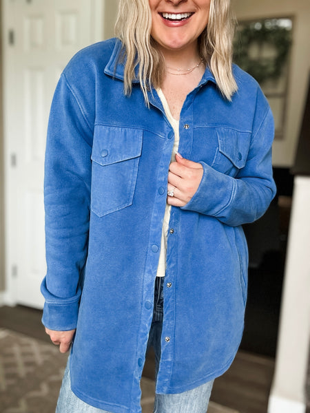 Briony Snap Button Shacket