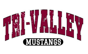 PREORDER Tri-Valley Mustangs Custom Spirit Wear