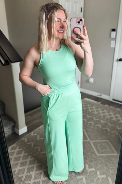 PREORDER Solenne Ribbed Tank & Pant Set