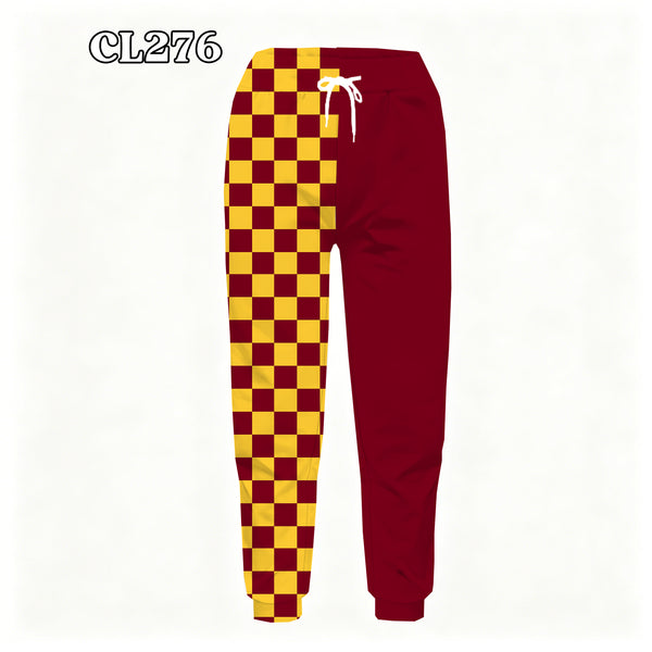 PREORDER Spiritwear Checkered Split Leg Bottom - MN GOPHERS