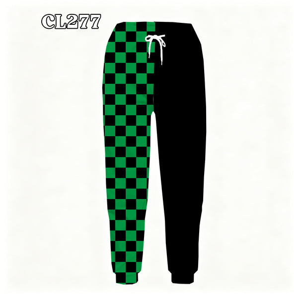 PREORDER Spiritwear Checkered Split Leg Bottom - UND FIGHTING HAWKS