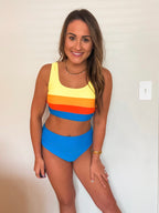 Golden Coast Swim Set - SIZE LARGE