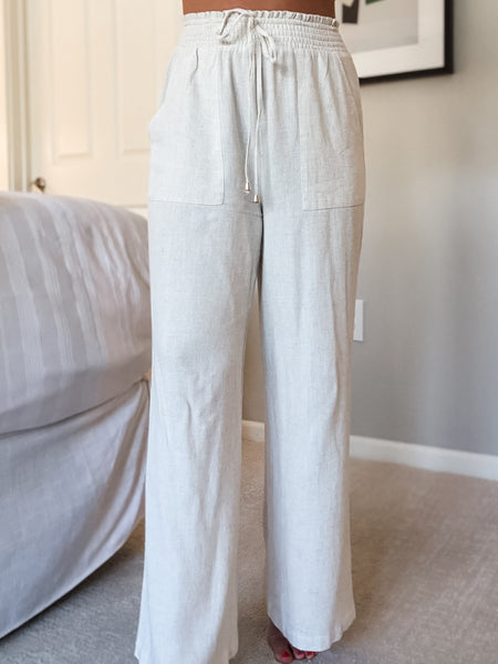 Beachcomber Linen Wide Leg Pants