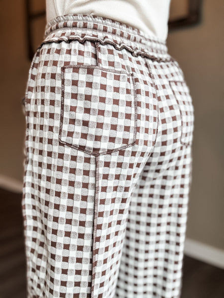 Noa Knit Utility Pant - Mocha