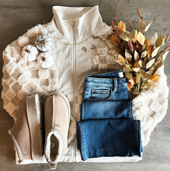 Soren Sherpa Checkered Jacket