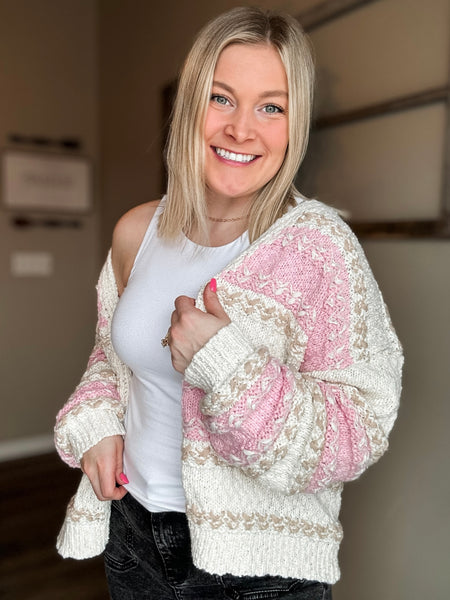 Feya Chunky Knit Cardigan