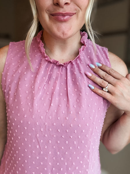 PREORDER Aubri Swiss Dot Tank