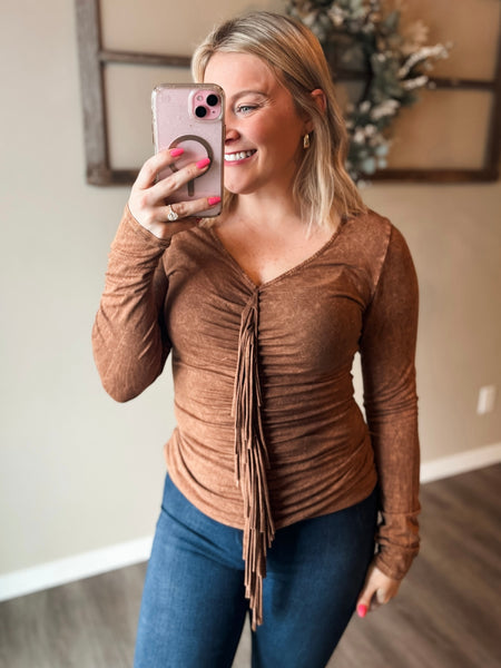 Mckenna Mineral Dyed Top