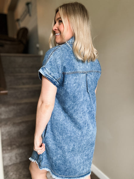 Jolene Denim Shirt Dress
