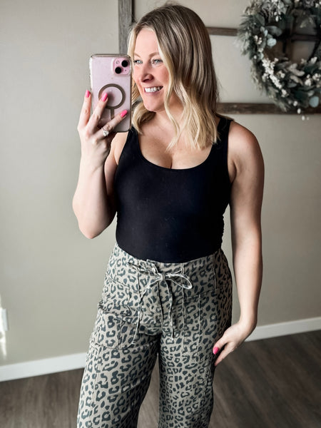 PREORDER Roam Free Leopard Barrel Pant