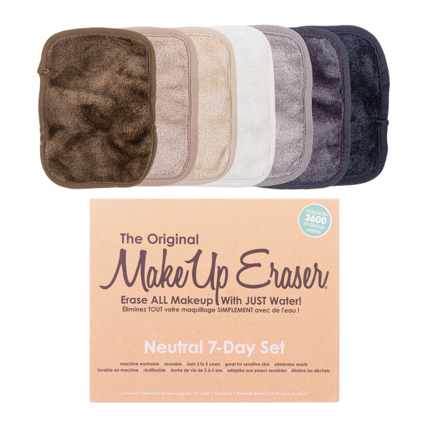 Novelle Neutrals Makeup Eraser 7 Day Set