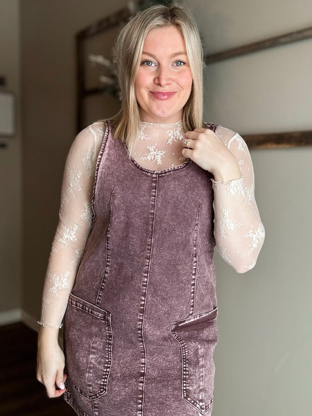 PREORDER Anya Denim Overall Dress