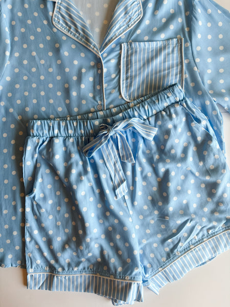 PREORDER Bedtime Beauty Polka Dot PJ Set