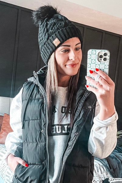 Addyson Pom Beanie - 4 Color Options