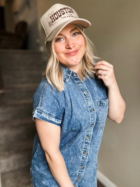 Jolene Denim Shirt Dress
